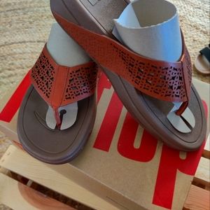 Fitflop Brown leather women's sandals